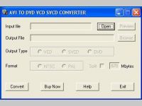 AVI to DVD VCD SVCD Converter