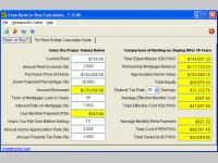 Free Rent or Buy Calculator