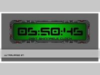 Digit Skinnable Clock