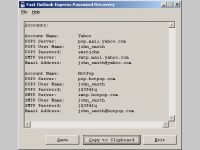 Fast Outlook Express Password Recovery