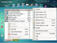 Taskbar Hide - hide windows program