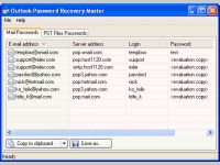 Outlook Password Recovery Master