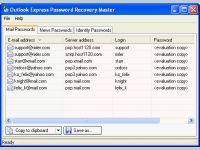 Outlook Express Password Recovery Master