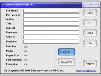 GetPDF Splitter Merger