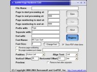 GetPDF Page Numberer