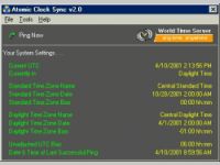 Atomic Clock Sync