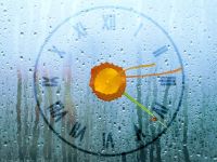 7art Rainy Clock ScreenSaver