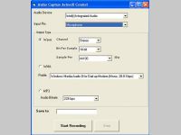 Audio Capture ActiveX Control