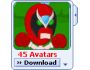 MSN Homestar Runner Avatar Display Pack 1.0
