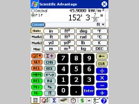 Scientific Advantage Calculator for Pocket PC