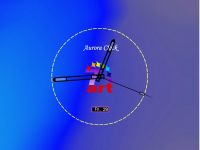 7art Aurora Clock ScreenSaver