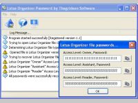 Lotus Organizer Password