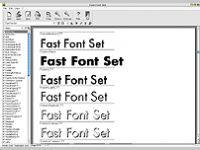 Fast Font Set