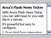 Arsa's Flash News Ticker