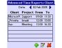 Advanced Time Reports Palm 7.5.55