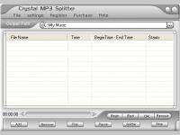 Crystal MP3 Splitter