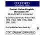 Pocket Oxford English Dictionary and MSDict Viewer 6 6.46