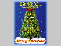 Desktop Clock Christmas Edition