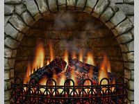 3D Realistic Fireplace Screen Saver
