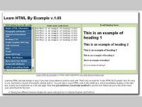 Learn HTML By Example
