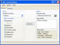 Backup for Microsoft Outlook