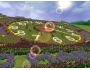Flower Clock 3D Screensaver Captura de pantalla
