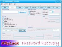 KRyLack Password Recovery
