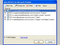 Auto BCC/CC for Microsoft Outlook