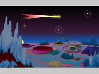 Deep Space Clock ScreenSaver