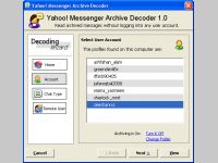 Yahoo! Messenger Archive Decoder