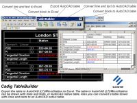 AutoCAD LT Table to Excel - TableBuilder
