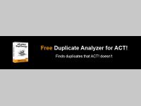 Duplicate Analyzer for ACT!
