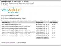 Web Insight for Outlook