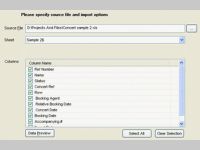 Import Table from Excel for SQL Server