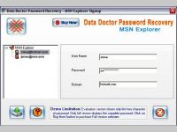 MSN Password Recovery Software