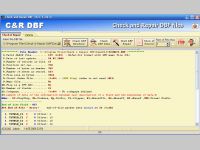 Check and repair DBF