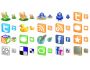 Free 3D Social Icons 2009.1