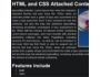HTML and CSS Attached Content Scroller 1