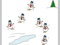 Frosty Goes Skiing Screen Saver