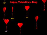 Hearts in Love Screen Saver