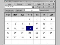 HTML Calendar Generator